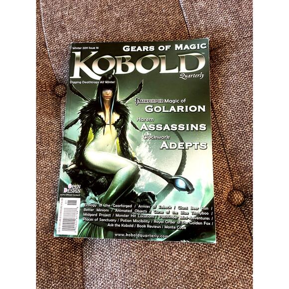 Dungeon & Dragons KOBOLD magazine book pathfinder Gears of magic Golarion harem - Picture 1 of 8